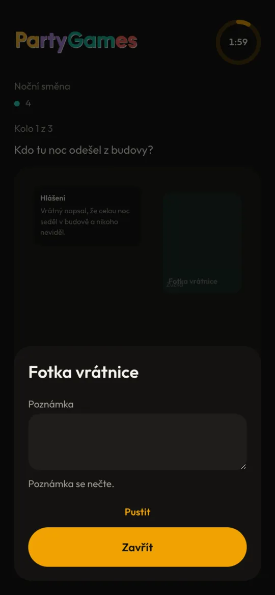 Detail důkazu s osobní poznámkou